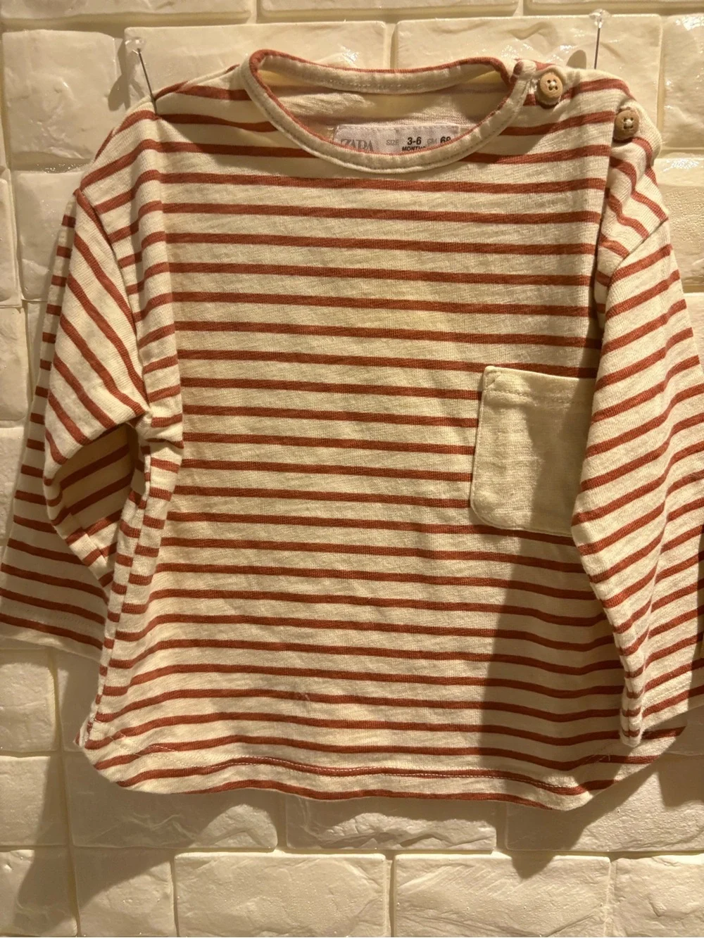 Zara and cat and jack baby outfit pocket shirt